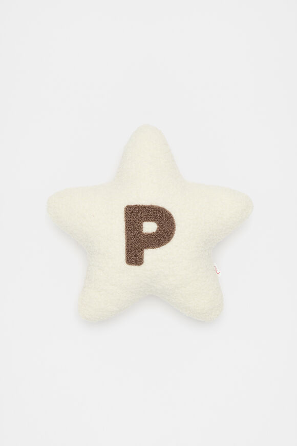 Star Initial Cushion  P  hi-res