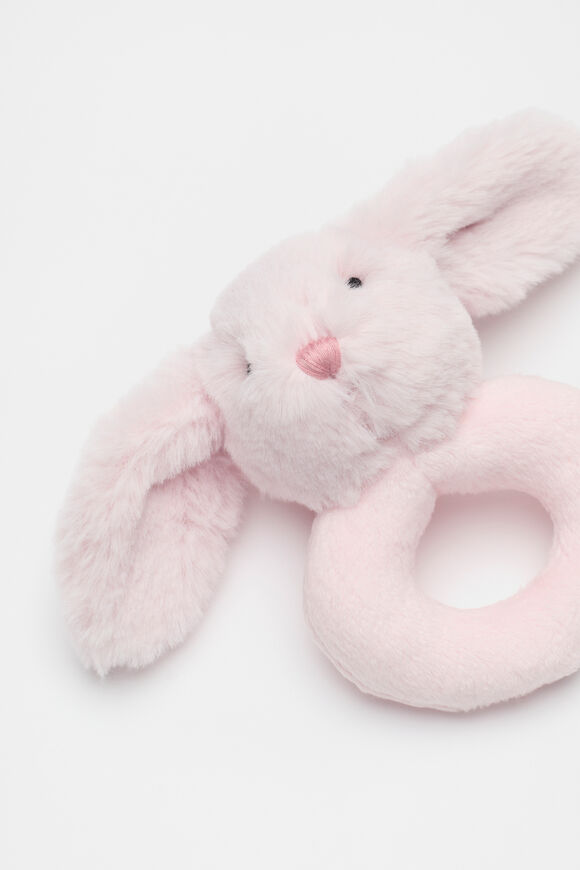 Bunny Rattle  Pink  hi-res