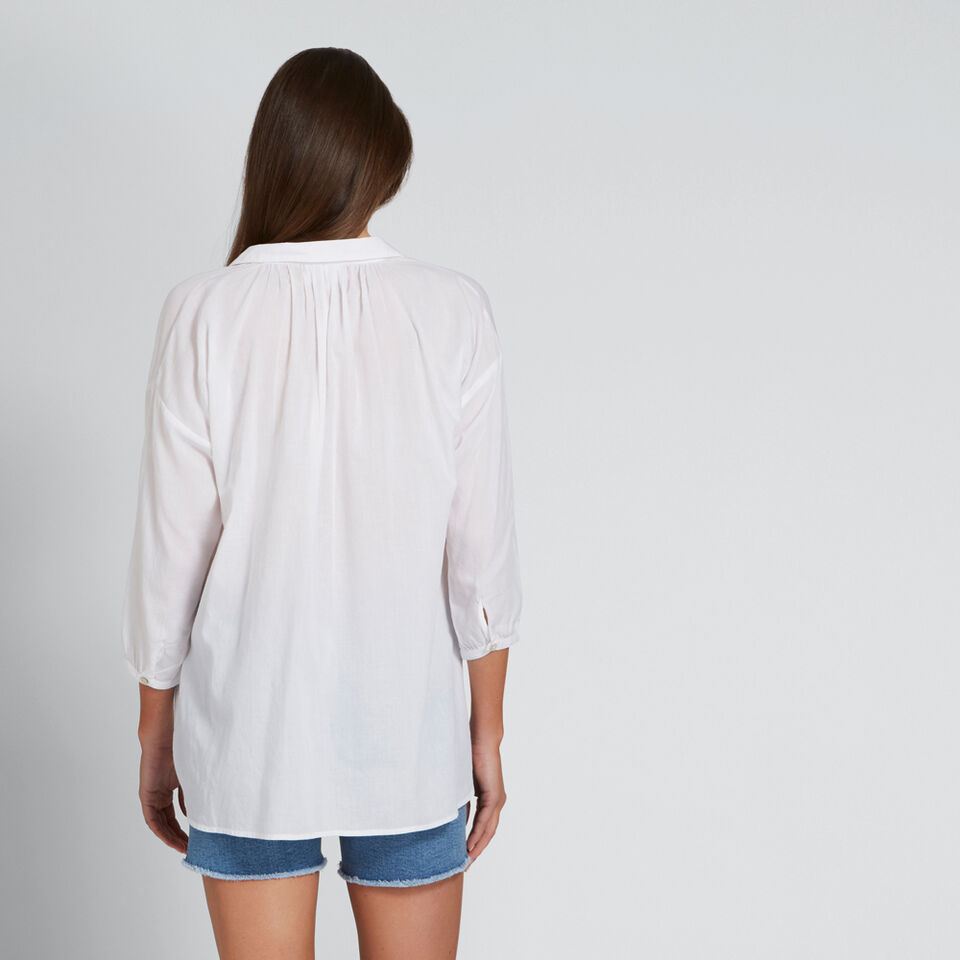 Cotton Longline Shirt  