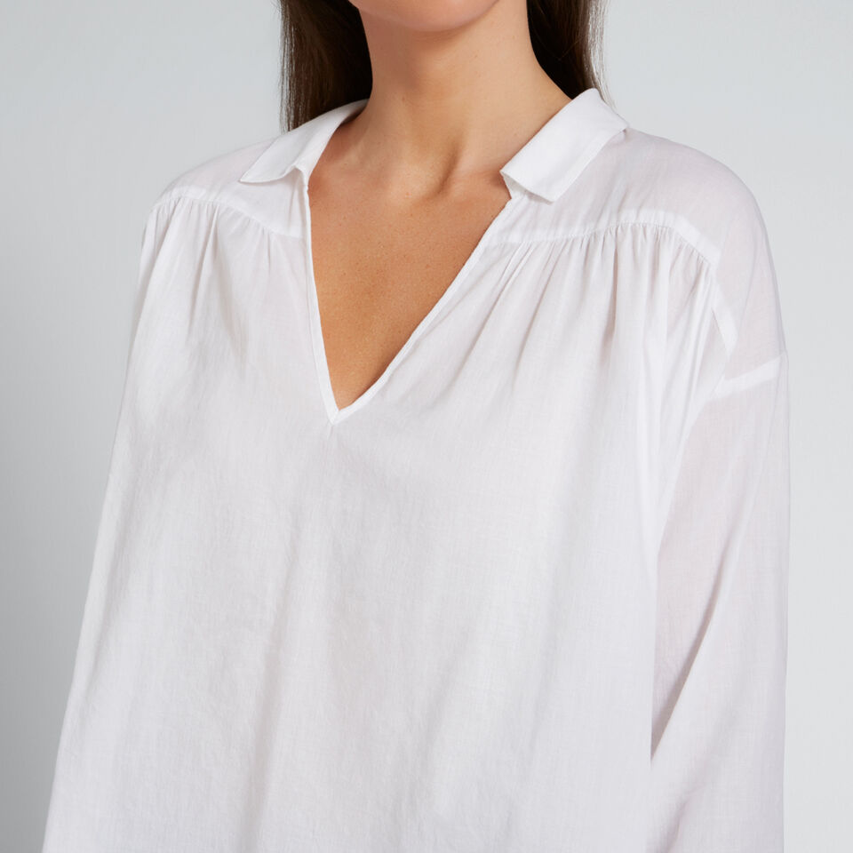 Cotton Longline Shirt  