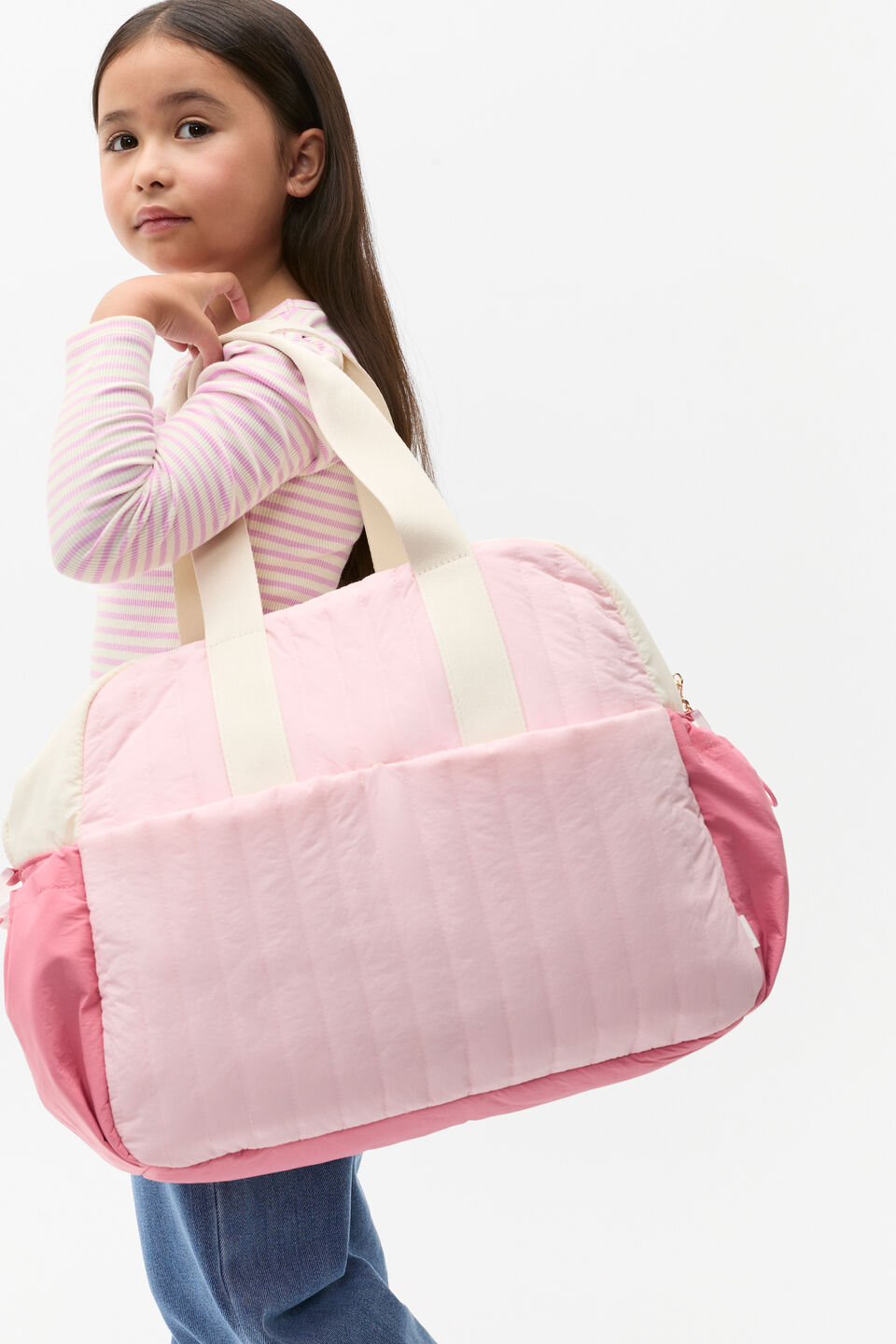 Overnighter Bag  Pink Multi