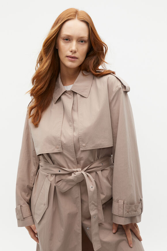 Parachute Trench Coat  Cookie  hi-res