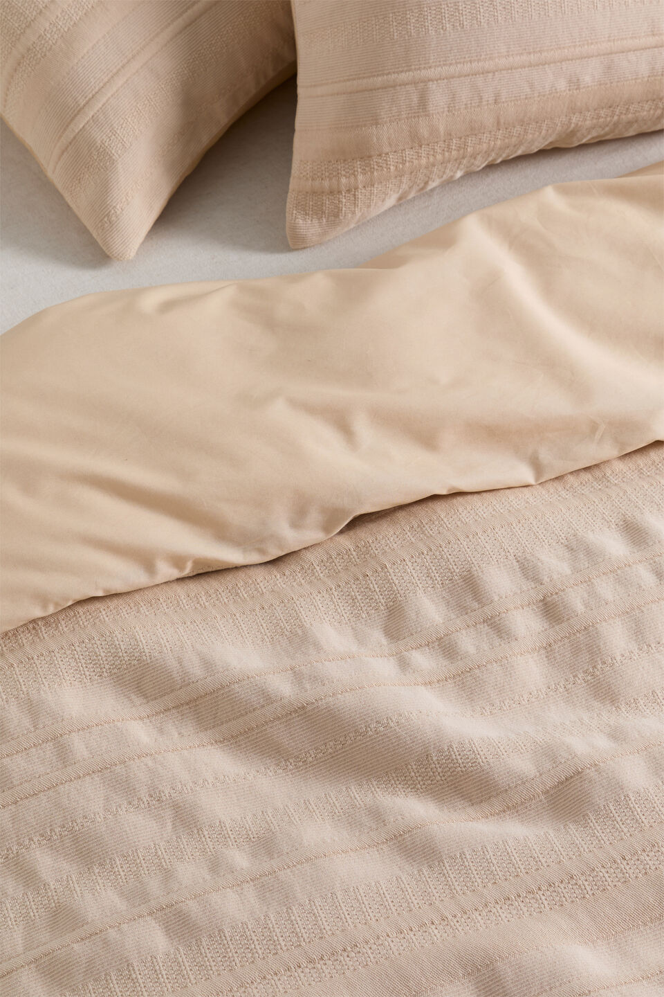 Aerin King Duvet Cover  Nougat