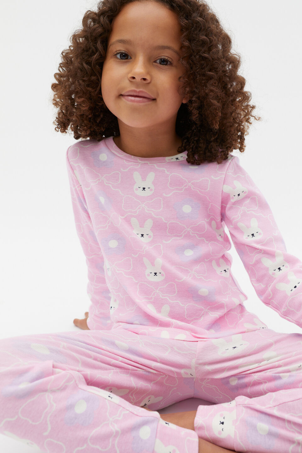 Bunny Bow Pyjama  Fairy Floss
