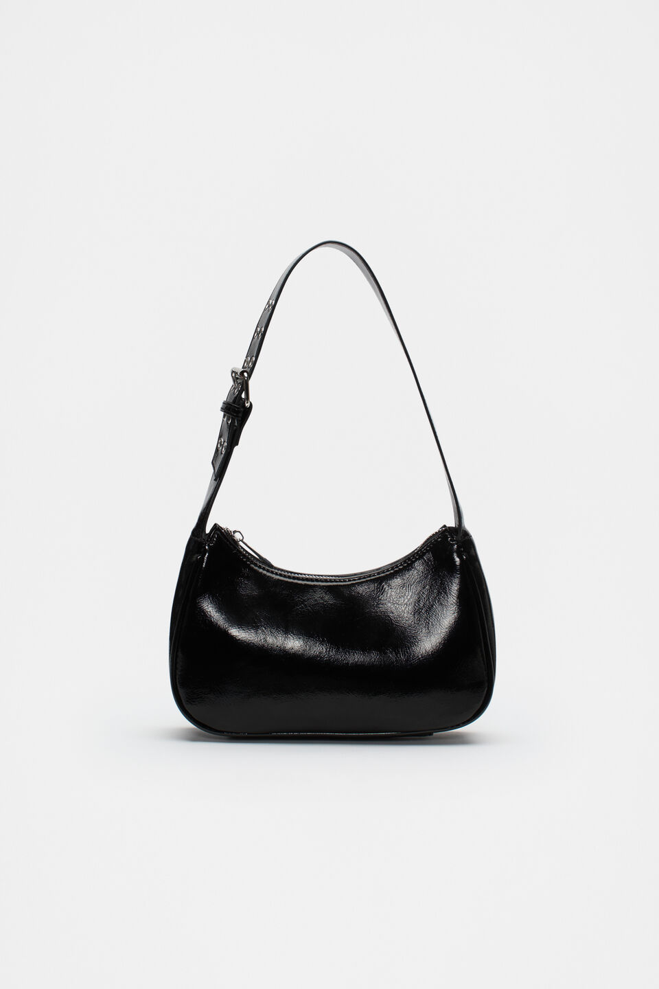 Eyelet Shoulder Bag  Black