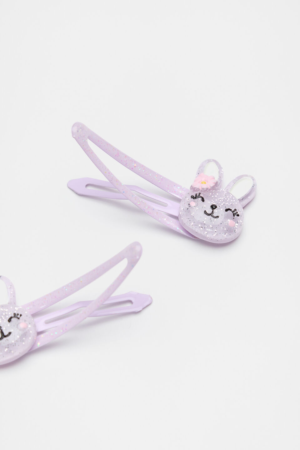 Bunny Flower Snaps  Soft Lilac