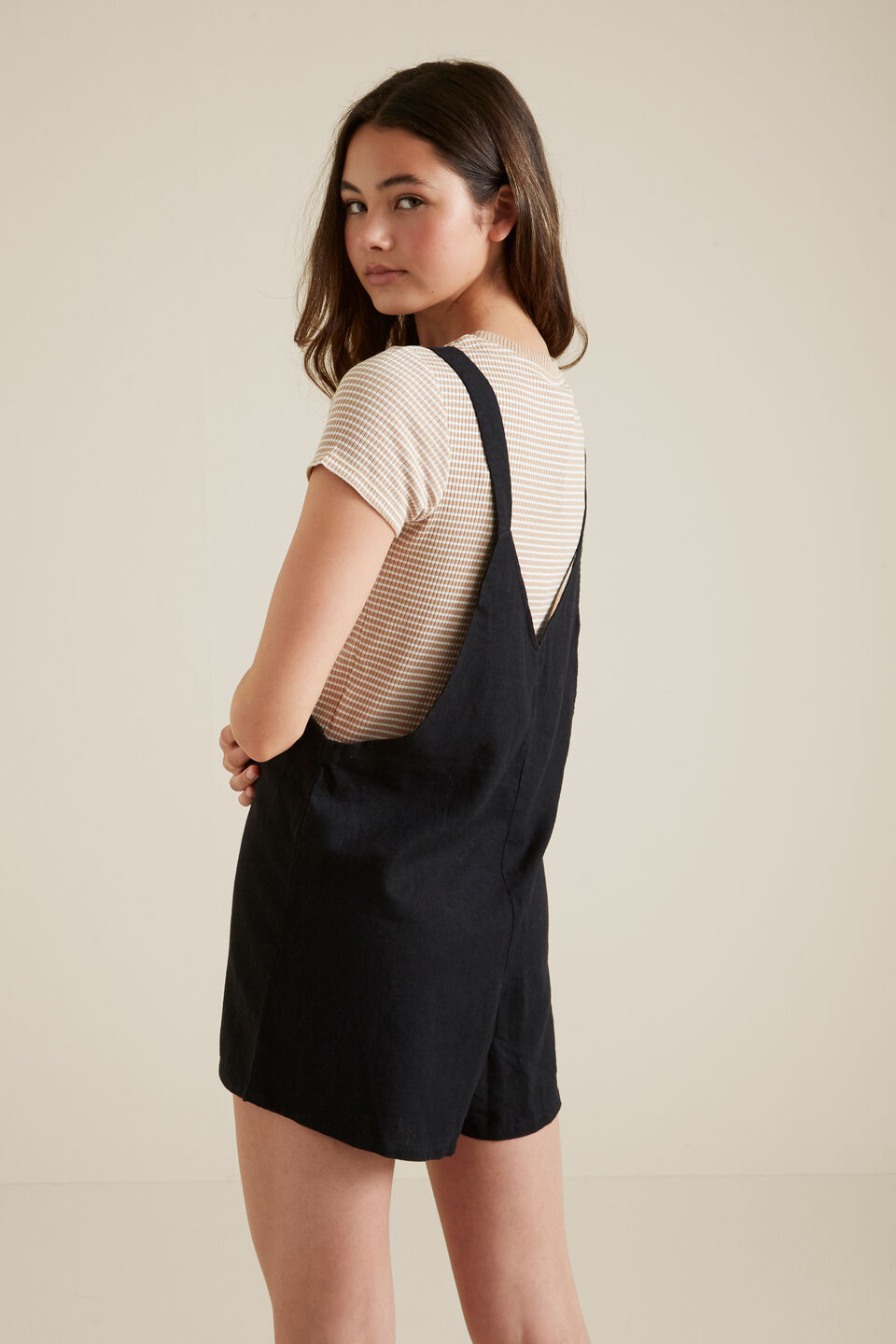 Linen Dungaree  