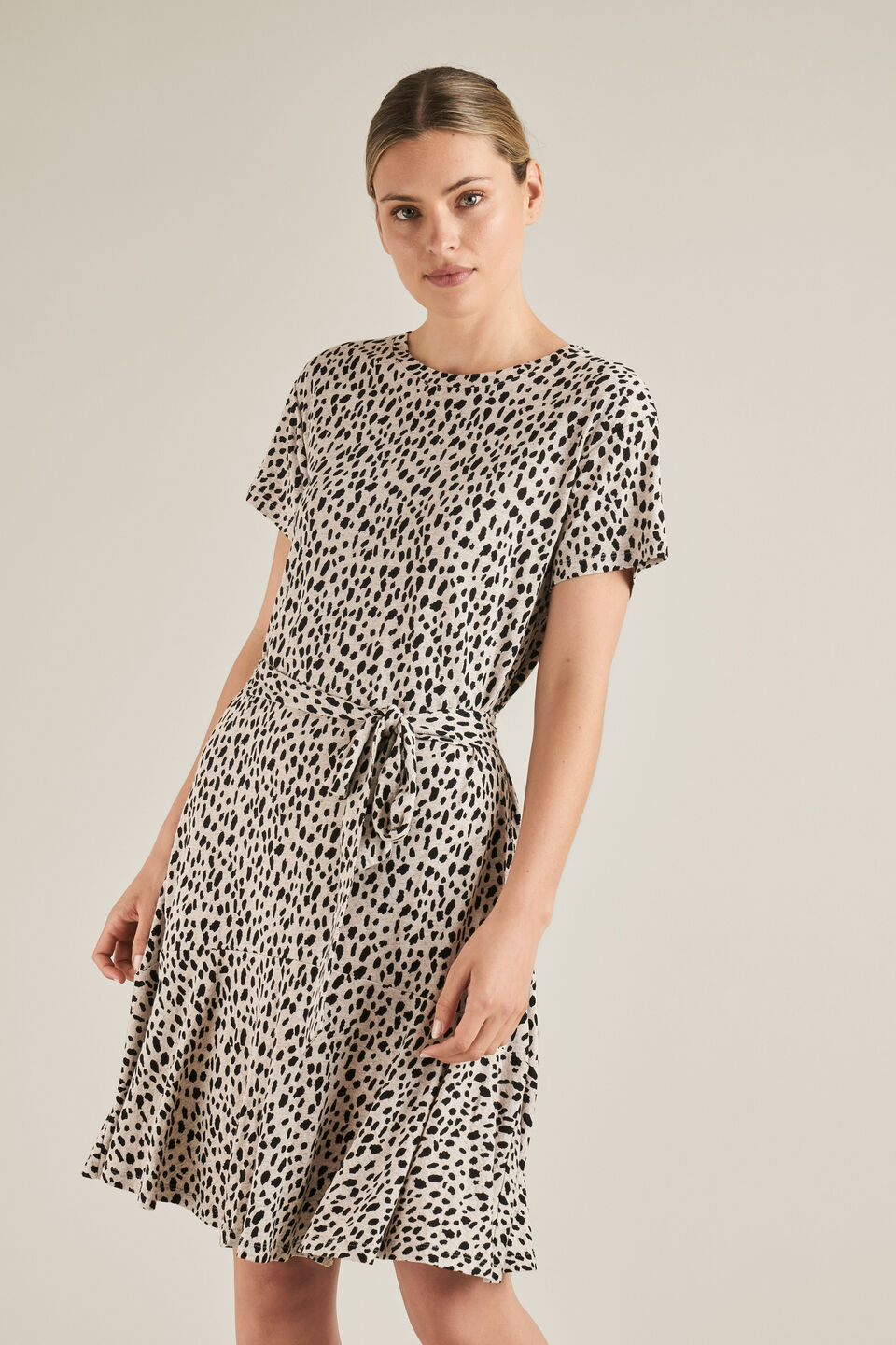 Ocelot Jersey Dress  