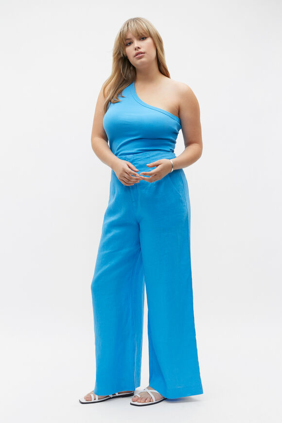 Core Linen Waisted Pant  Amalfi  hi-res