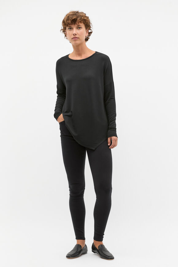 Core Asymmetrical Top  Black  hi-res