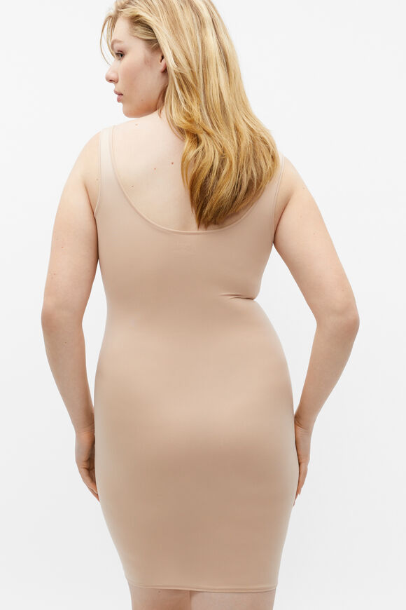 Basic Slip Dress  Beige  hi-res