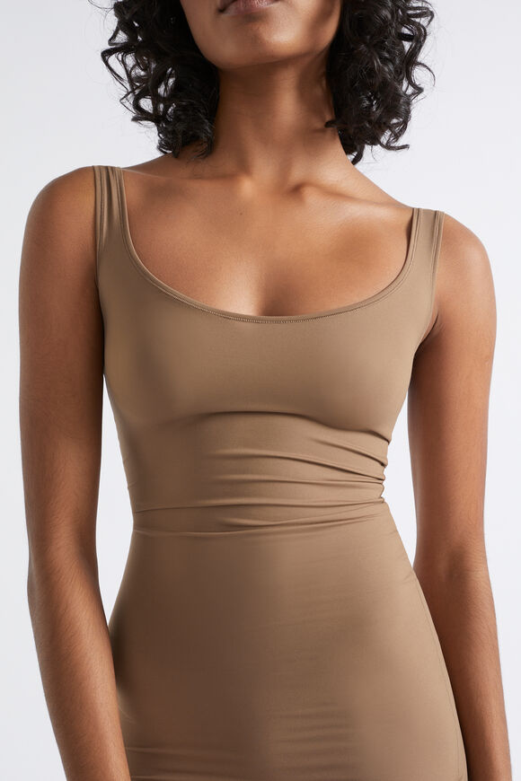 Basic Slip Dress  Mocha  hi-res