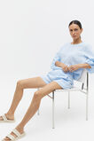 Core Linen Waisted Short  Frost Blue Crossdye   hi-res