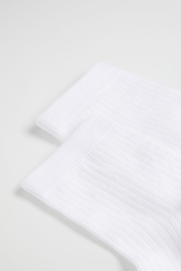 Quarter Crew Sock  White  hi-res
