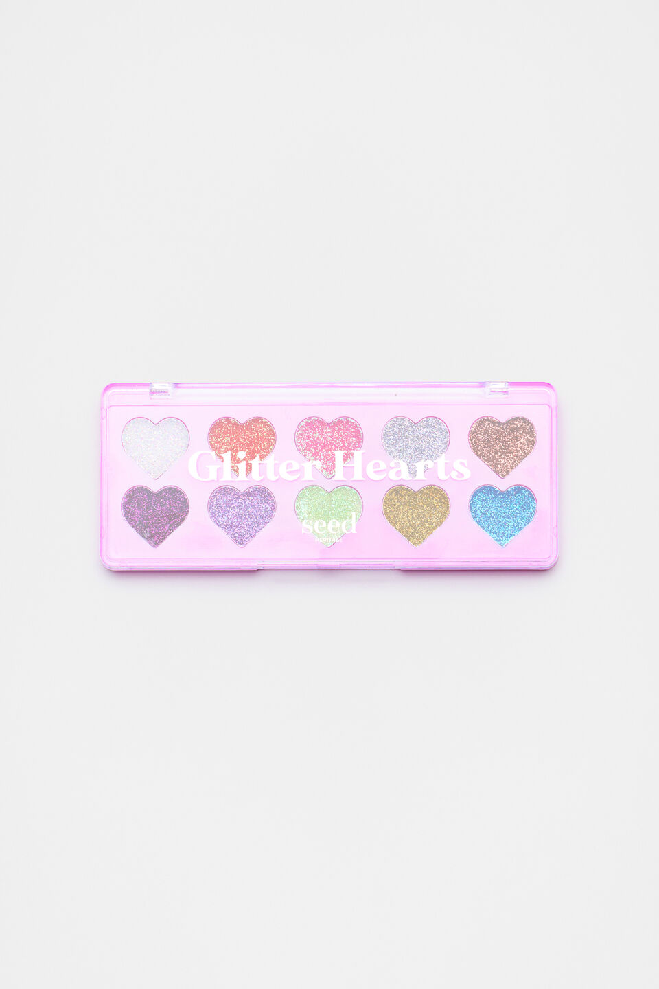 Glitter Hearts Palette  Lavender