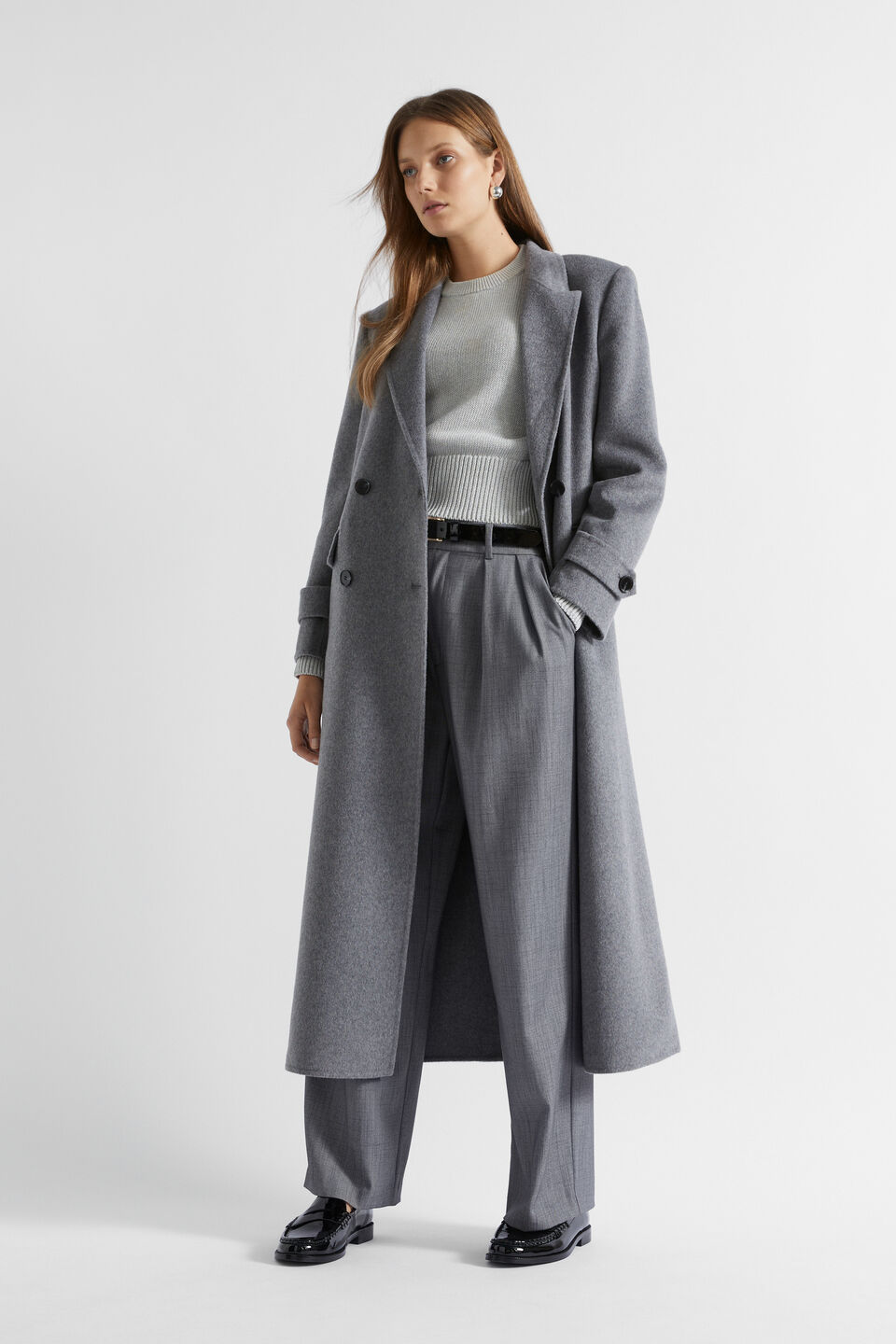 Pleat Front Tailored Trouser  Wolf Marle