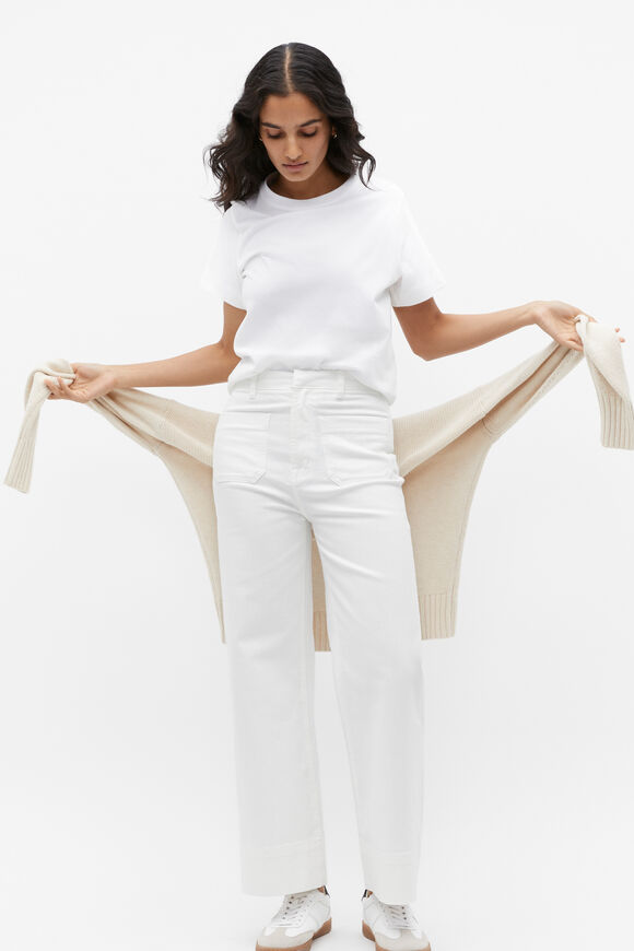 Core Neat Tee  Whisper White  hi-res