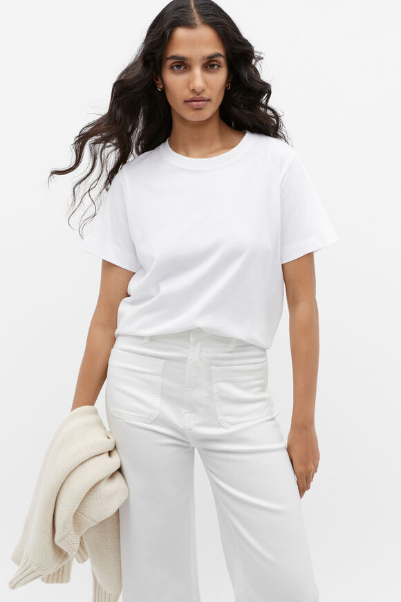 Core Neat Tee  Whisper White  hi-res