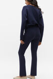Crepe Knit Kick Flare  Midnight Sky  hi-res