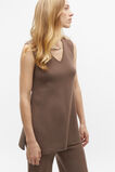 Double Knit Side Split Tunic  Affogato  hi-res