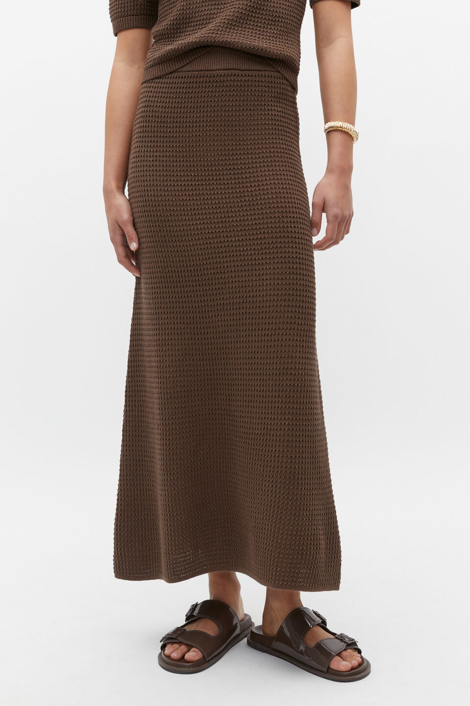 Crochet Maxi Skirt  Affogato