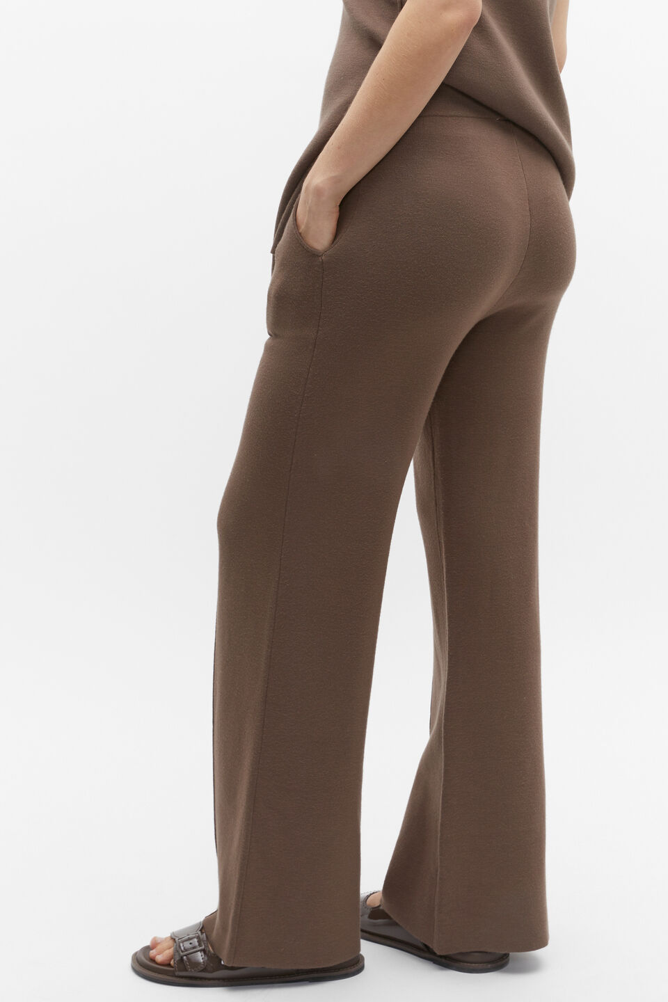 Double Knit Pocket Pant  Affogato