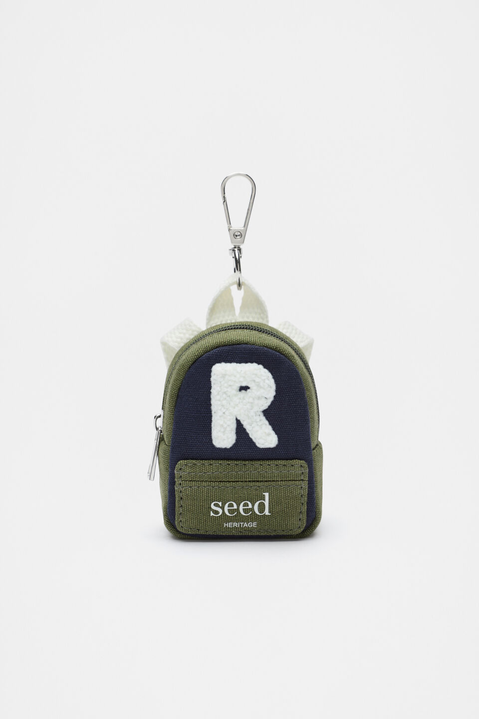 Mini Backpack Initial Keyring  R
