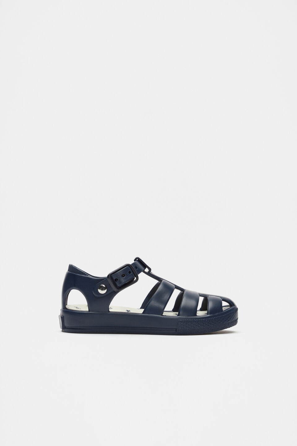 Cage Jelly Sandal  Navy