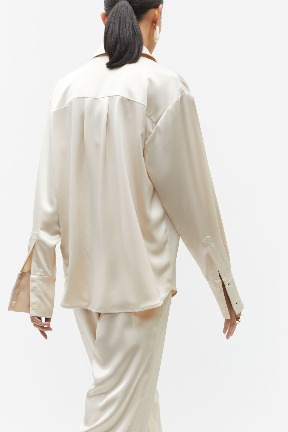 Satin Shirt  Frappe