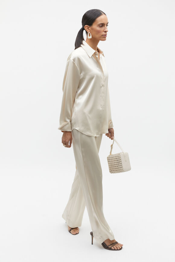 Satin Shirt  Frappe  hi-res