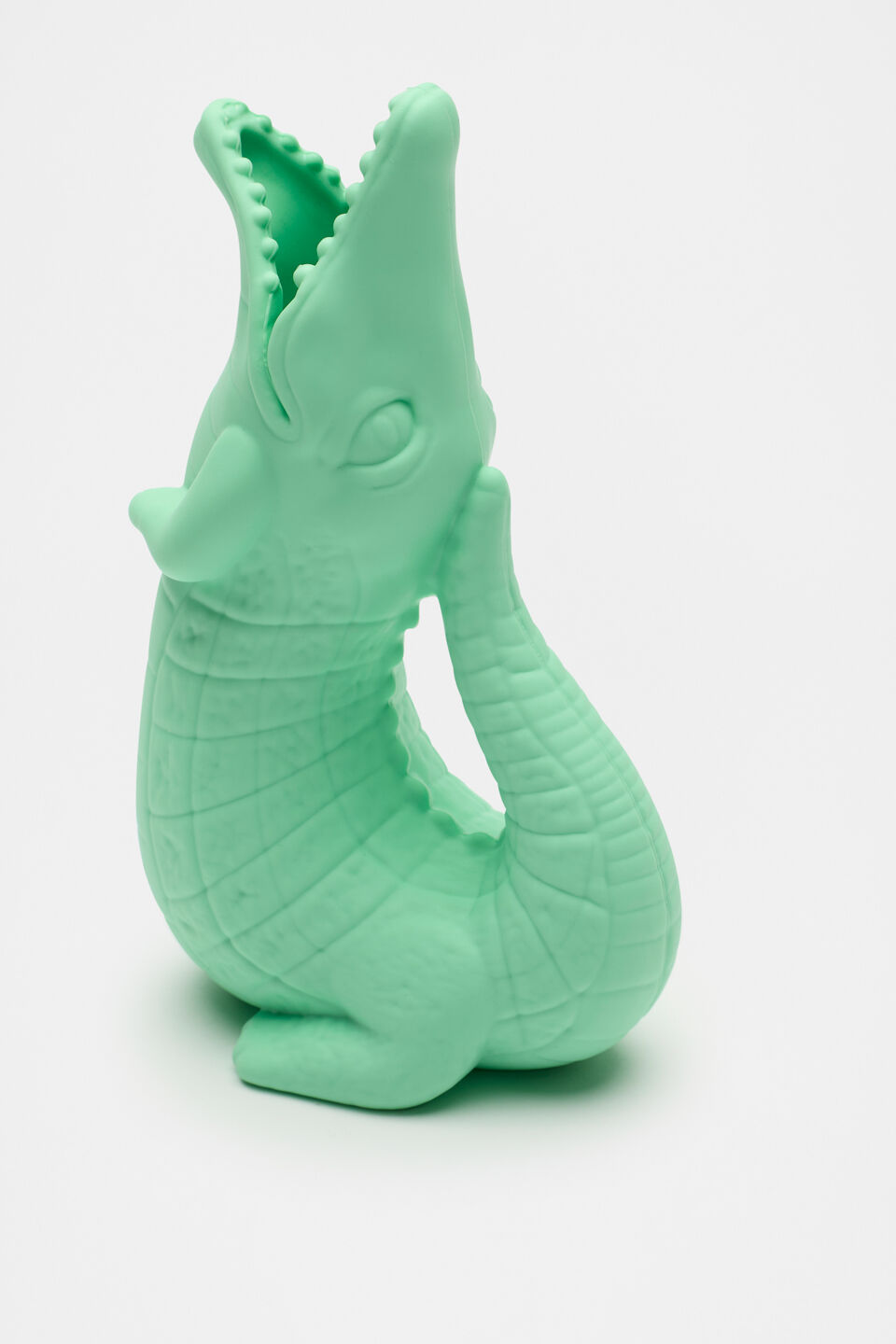 Scrunch Crocodile Jug  Spearmint