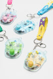 Bubble Tea Water Filled Keychain  Multi  hi-res