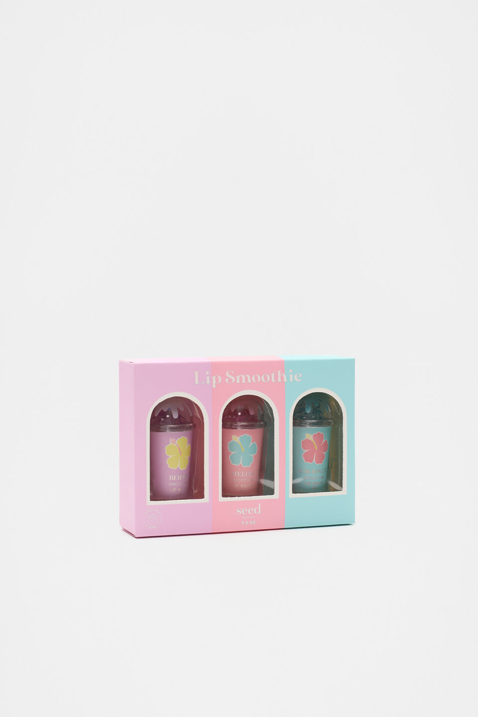 Hibiscus Smoothie Lipbalm Trio  Multi
