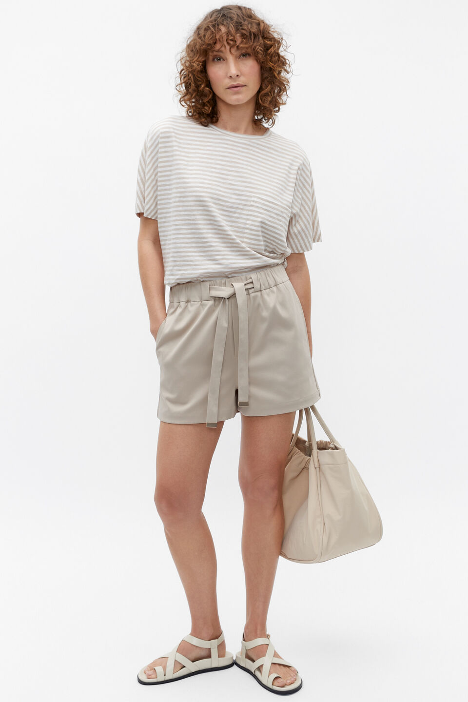 Casual Jogger Short  Cool Sand