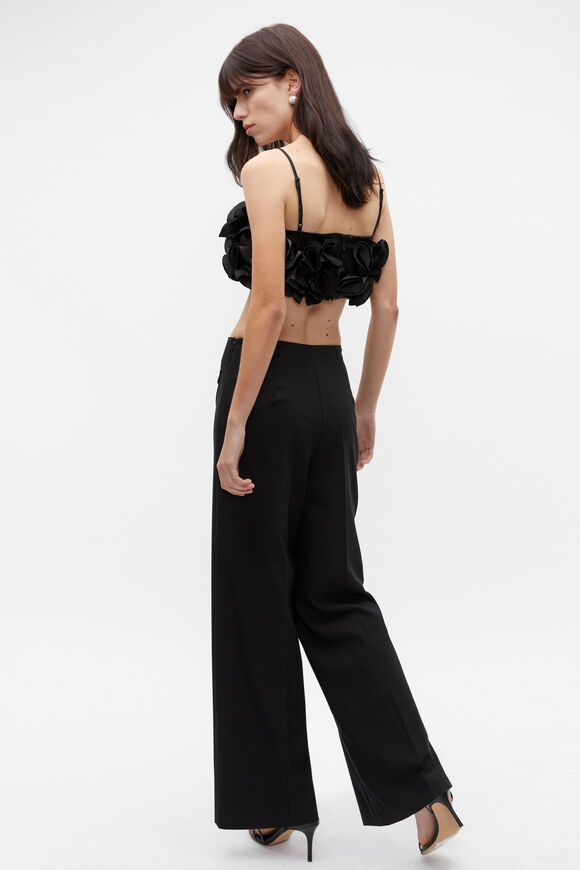Tailored High Waist Trouser  Black  hi-res