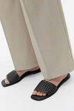 Holly Woven Slide  Black  hi-res