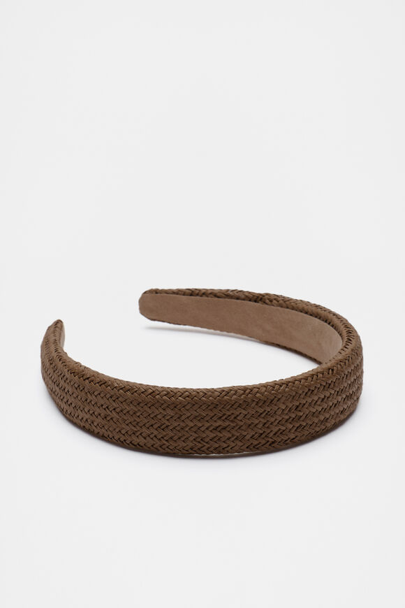 Raffia Headband  Cinnamon Spice  hi-res