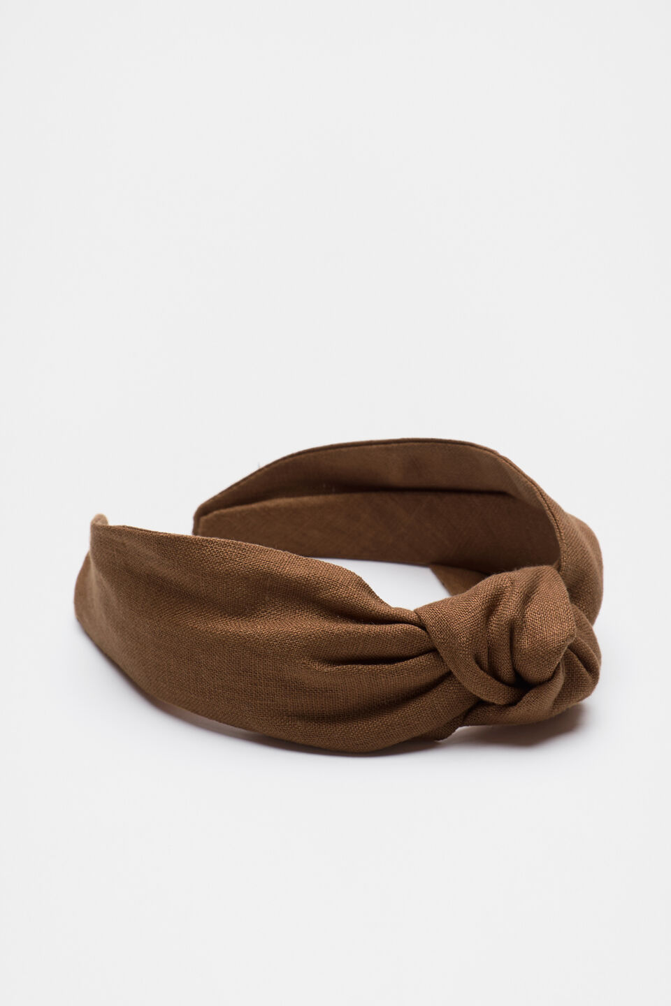 Linen Headband  Cinnamon