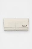 Wavy Pillar Twin Candle  Claret  hi-res
