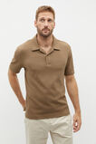 Tonal Stripe Polo  Dark Nougat  hi-res