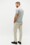 Cable Knit Trophy Polo  Silver Marle  hi-res