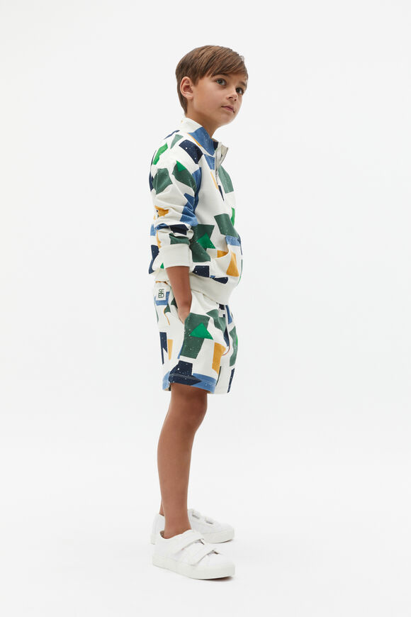 Shapes Zip Sweat  Multi  hi-res