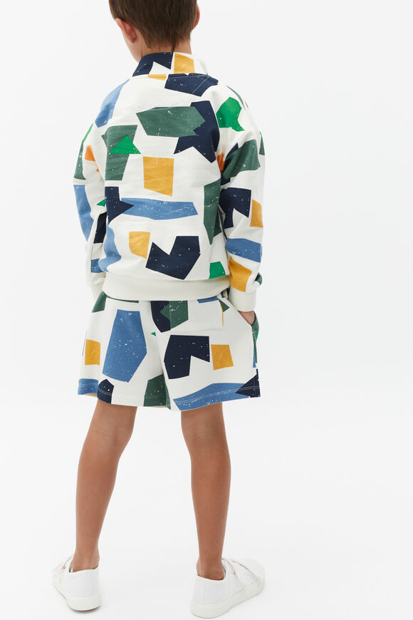Shapes Zip Sweat  Multi  hi-res