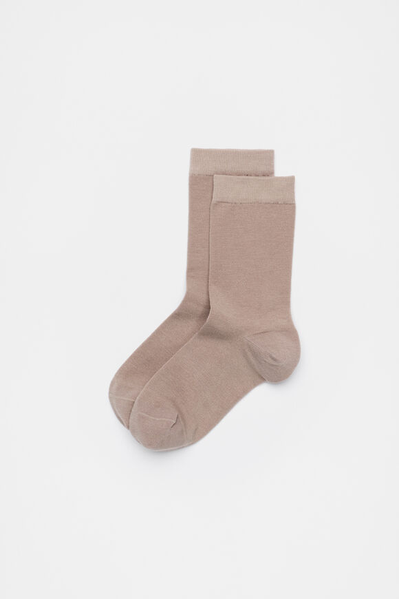 Luxe Crew Sock  Cookie  hi-res