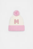 Colourblock Initial Beanie  M  hi-res