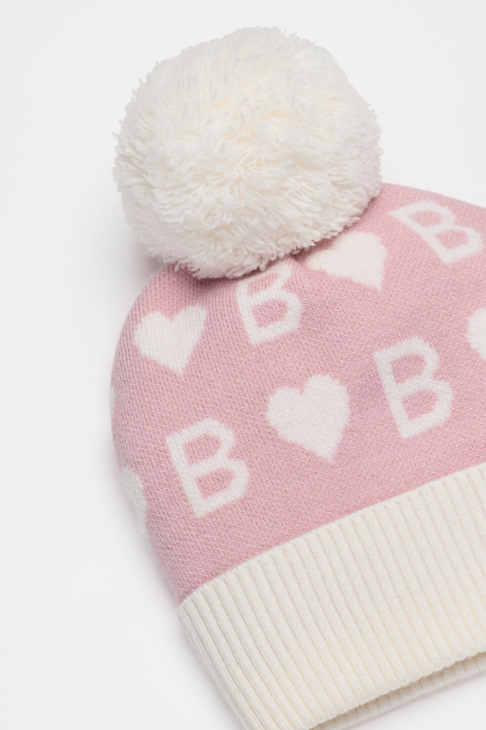 Heart Initial Beanie  B