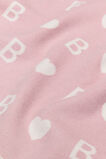 Heart Initial Blanket  B  hi-res