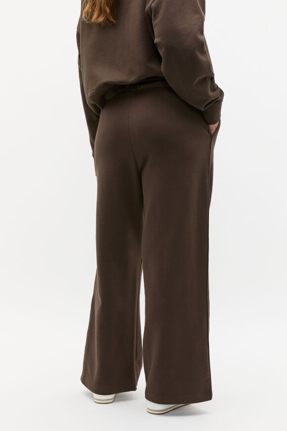 Heritage Wide Leg Track Pant  Dark Espresso  hi-res