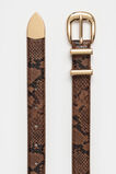 Hallie Snake Print Belt  Toffee Snake Print  hi-res