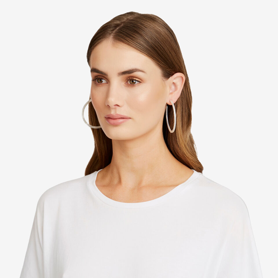 Tort Hoop Earrings  